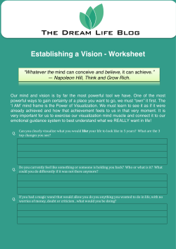 Establishing a Vision - Worksheet