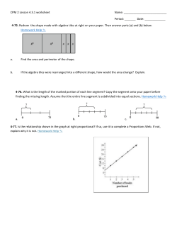 CPM 2 Lesson 4.3.1 worksheet Name: Period: ______ Date