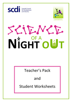 Teacher's Pack and Student Worksheets