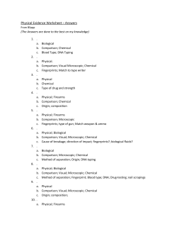 Physical Evidence Worksheet – Answers - Easy Peasy All-in-One