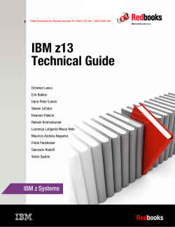 IBM zEnterprise (zNext) Technical Guide