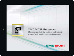 DMG MORI Messenger