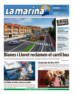 Blanes i Lloret reclamen el carril bus