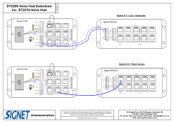 Wiring Diagram for ST2206 Extension incl ST2210