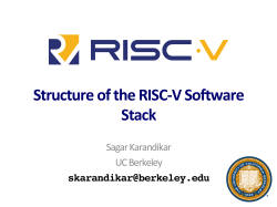 Structure of the RISC