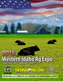 the full Eastern Idaho Ag Expo program