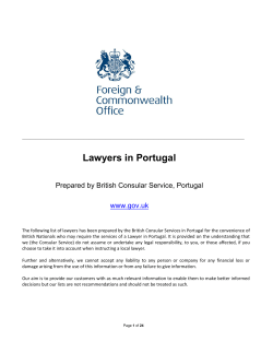 Portugal Lawyers