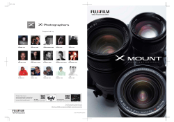 X LENSES & ACCESSORIES Brochure (PDF: Approx. 9.8MB)