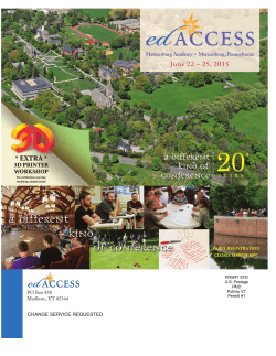 2015 conference brochure