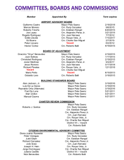 Committees - City of Laredo