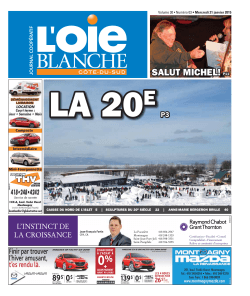 montmagny - Journal l'oie Blanche