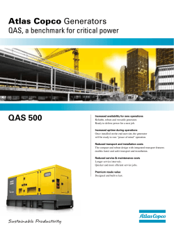 Atlas Copco Generators QAS 500