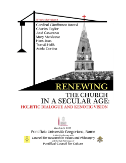 Renewing the Church in a Secular Age