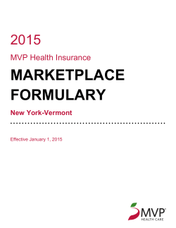 Exchange Formulary January 2015
