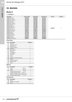 Service kit Catalogue