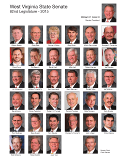 2015 Lawmakers  - West Virginia Legislature
