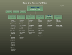 Boise City Attorney's Office - from the Boise City Attorney