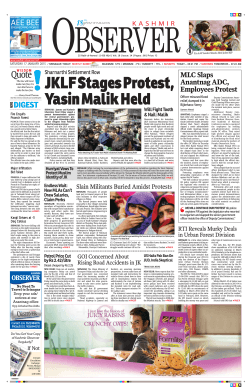 JKLF Stages Protest, Yasin Malik Held