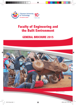 2015 Faculty Booklet Eng WEB - Tshwane University of Technology