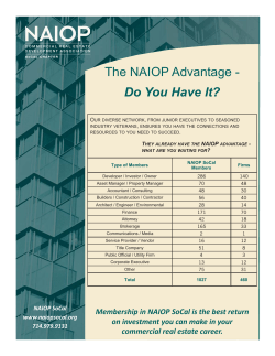 The NAIOP Advantage