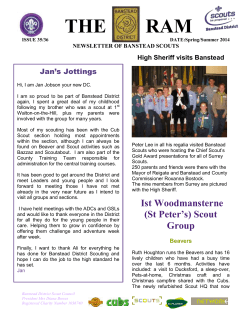 Issue 35/36 Dec 2014 - Banstead District Scouts