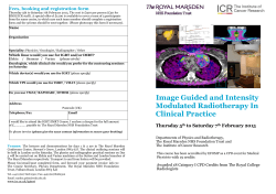 Image Guided and Intensity Modulated Radiotherapy In Clinical