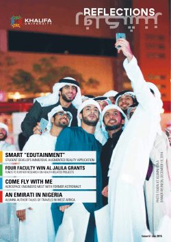 Issue#6, Jan 2015 - Khalifa University