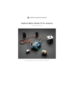 Adafruit Motor Shield V2 for Arduino