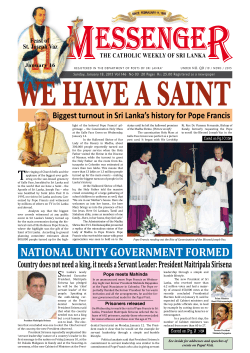 Messenger - Colombo Catholic Press