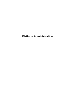 Platform Administration