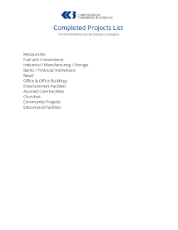 our full project list