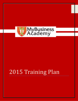 E-Catalogue 2015 - My Business Academy