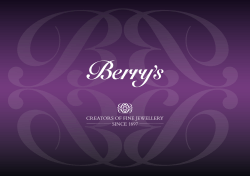 live your passion - Berrys Jewellers