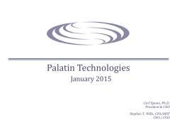 Jan 2015 - Palatin Technologies