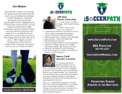 Isoccer Oveview - Why ISoccerPath