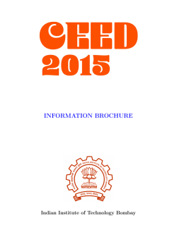 CEED 2015 Brochure