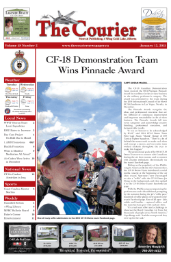 CF-18 Demonstration Team Wins Pinnacle Award