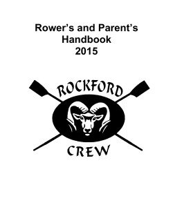 Rowers Handbook 2015