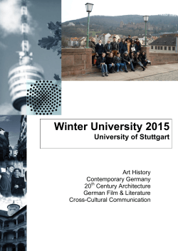 Winter University 2015