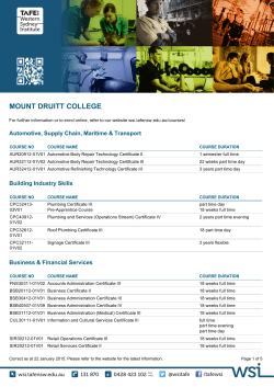 MOUNT DRUITT COLLEGE