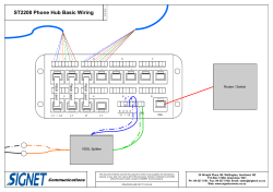 Wiring Diagram for ST2208 Phone Hub