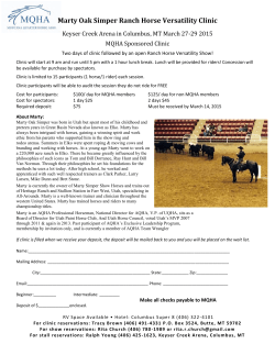 Marty Oak Simper Ranch Horse Versatility Clinic