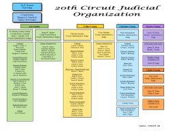 judicial org chart - 20th Judicial Circuit Florida