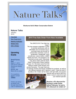 E-Newsletter - Sherburne Soil & Water Conservation District
