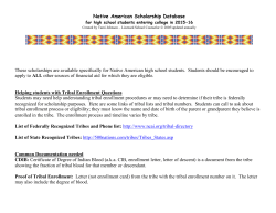 Native American Scholarship Database