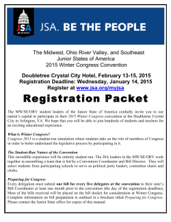 Registration Packet - Junior State of America