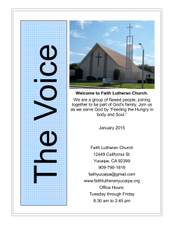 The Voice - Faith Lutheran Church