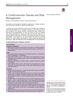 8. Cardiovascular Disease and Risk Management