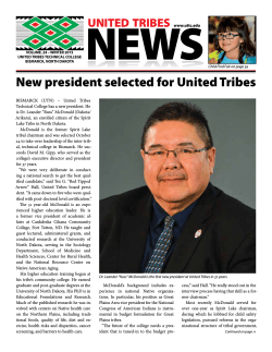 United Tribes News - United Tribes Technical College