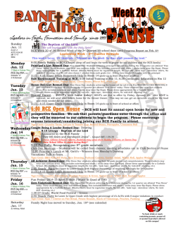 Tiger Pause for Jan. 11, 2015